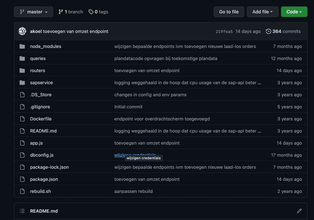 Several custom APIs build with nodeJS